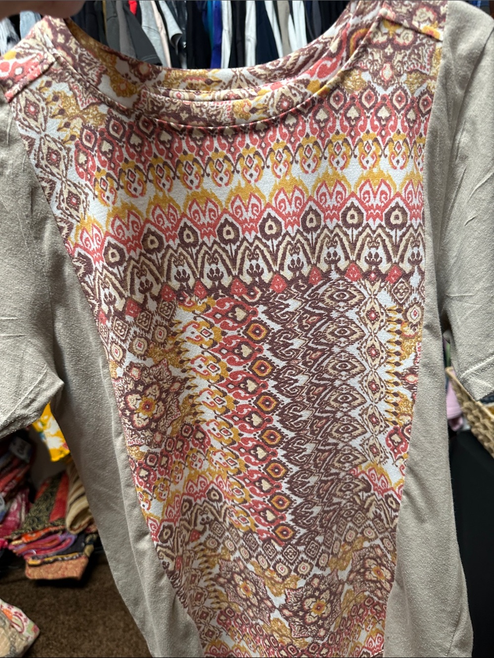 Women’s Southwestern Upcycled Top
